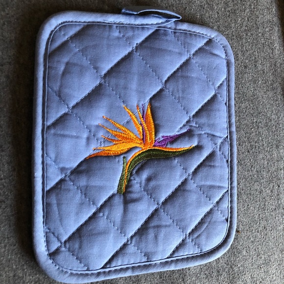 Bird of Paradise Pot Holder and Hand / Tea Towel Set - Picture 3 of 12